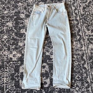 Levi’s vintage denim light wash straight